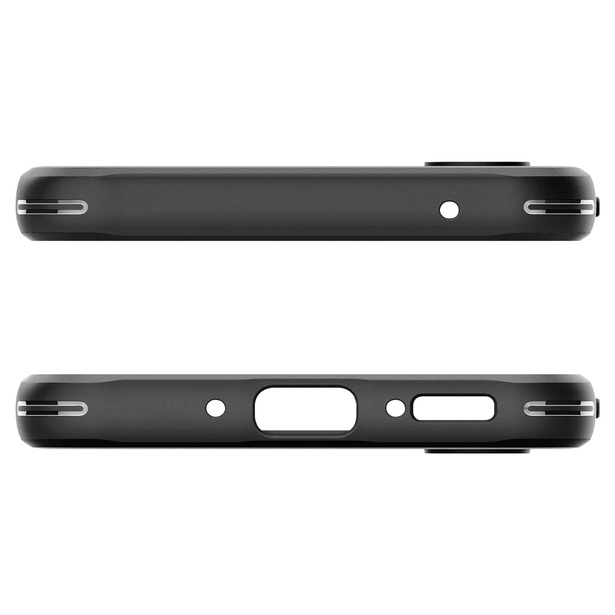 Samsung Galaxy A54 5G Rugged Armor Hybrid Case Hülle (ACS05888) - Schwarz (Matt)