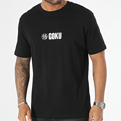 Tee Shirt Oversize Large Goku Noir
