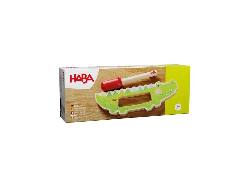 Haba Musikinstrument Guiro Krokodil Musikspielzeug aus Holz
