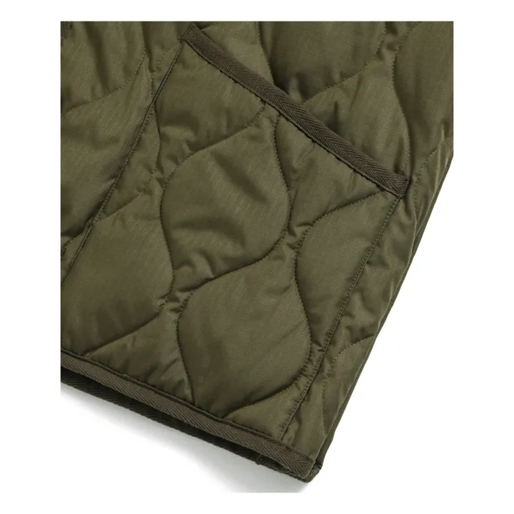 Taion Veste Zippée Sans Manches Matelassée Military | Vert olive