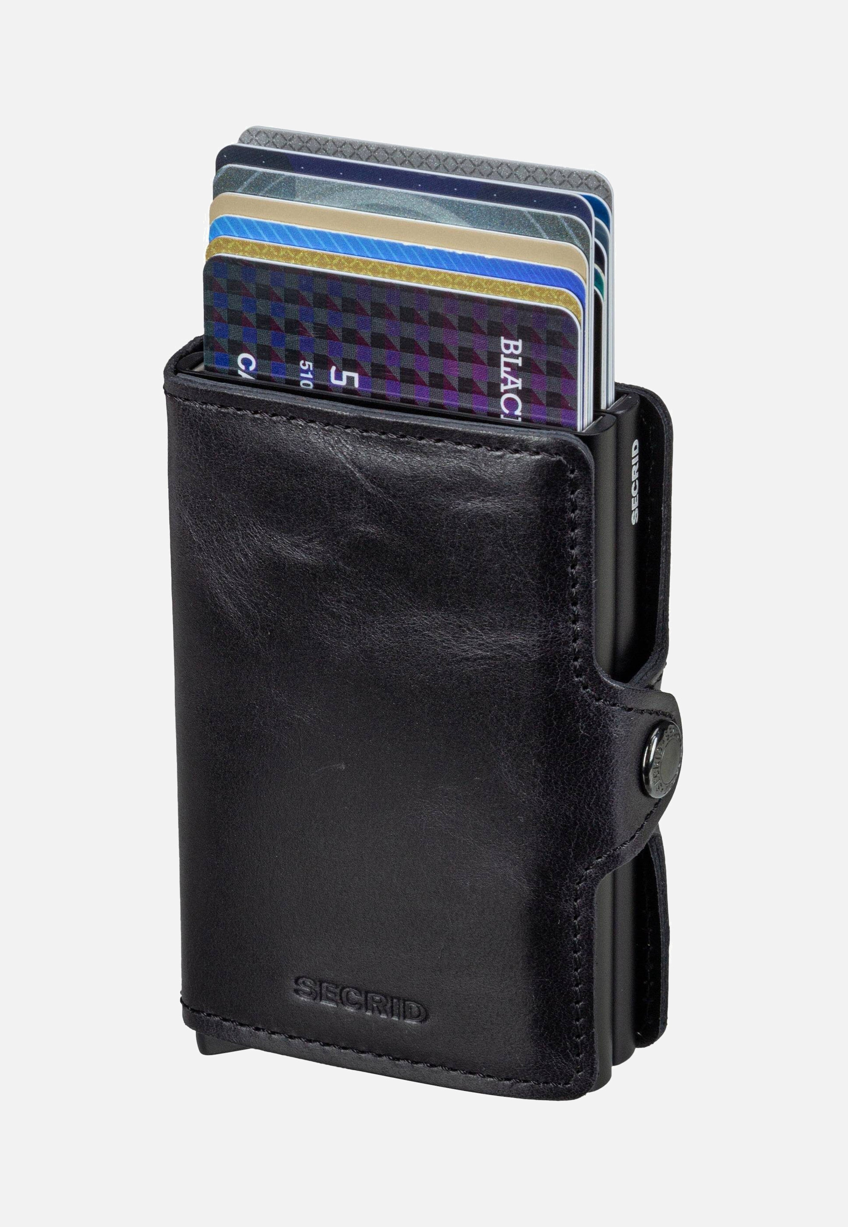 Twinwallet Vintage Black - Portemonnaie