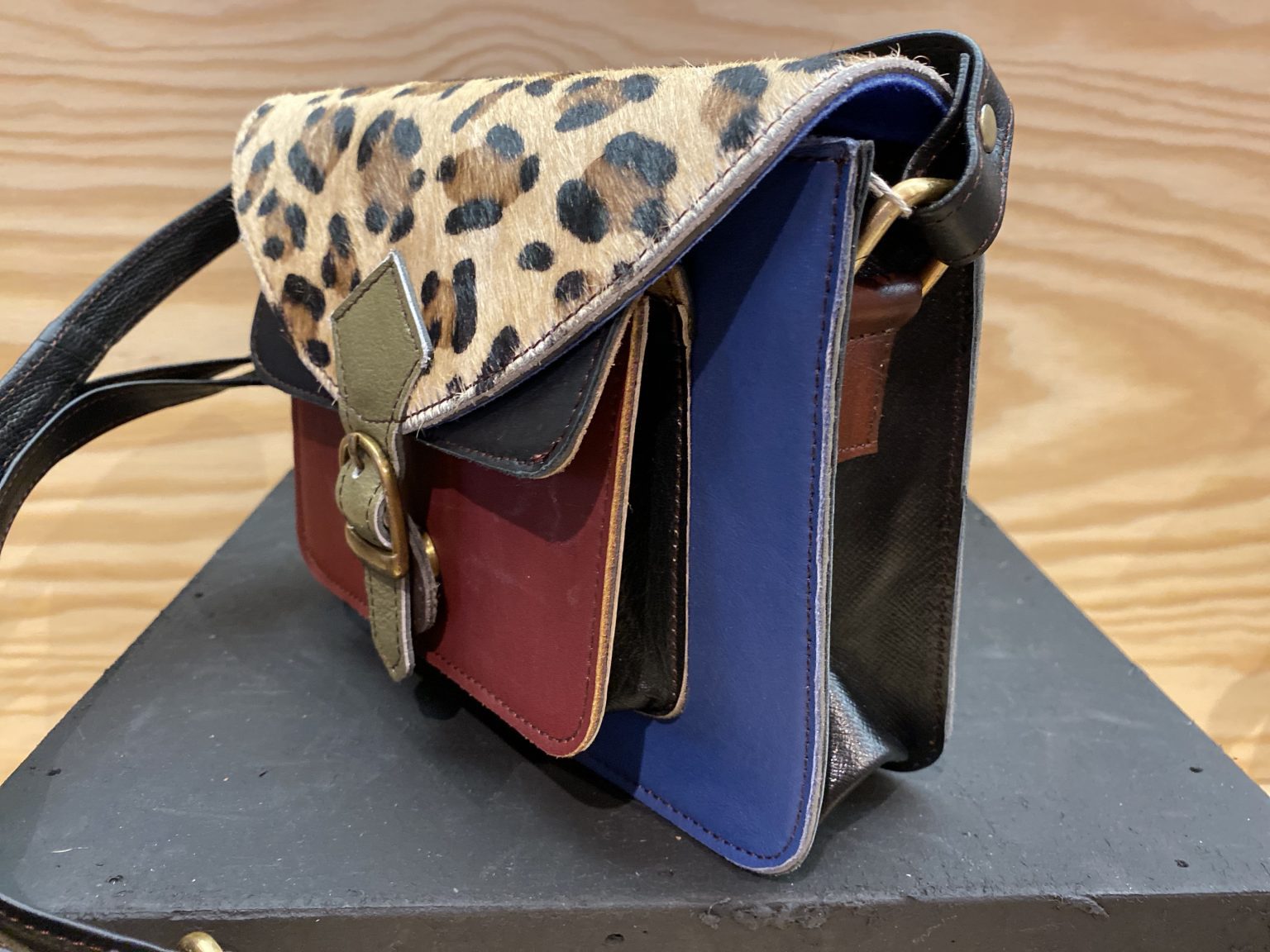 Unique Brand Leren Crossbody Tas Vacht