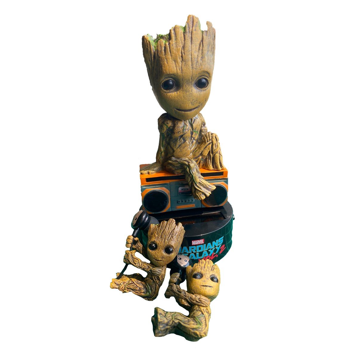 Coffret écouteurs + 2 figurines scalers Groot