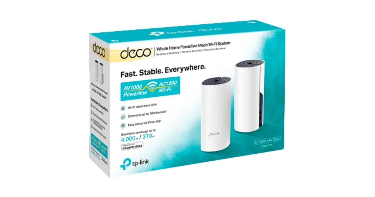 TP-LinkDeco P9 mesh router  (Wit, 2 stuks, 2.4 GHz / 5 GHz Dual-band)