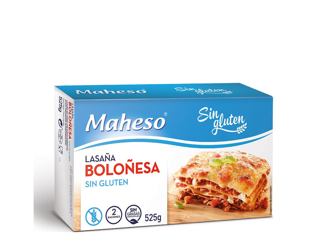 LASANHA MAHESO CARNE SEM GLÚTEN 525G