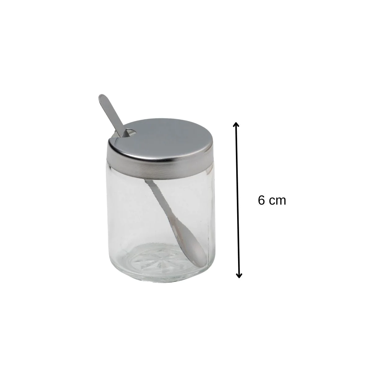 Lot de 6 pots à moutarde avec cuillère Fackelmann Fackelmann