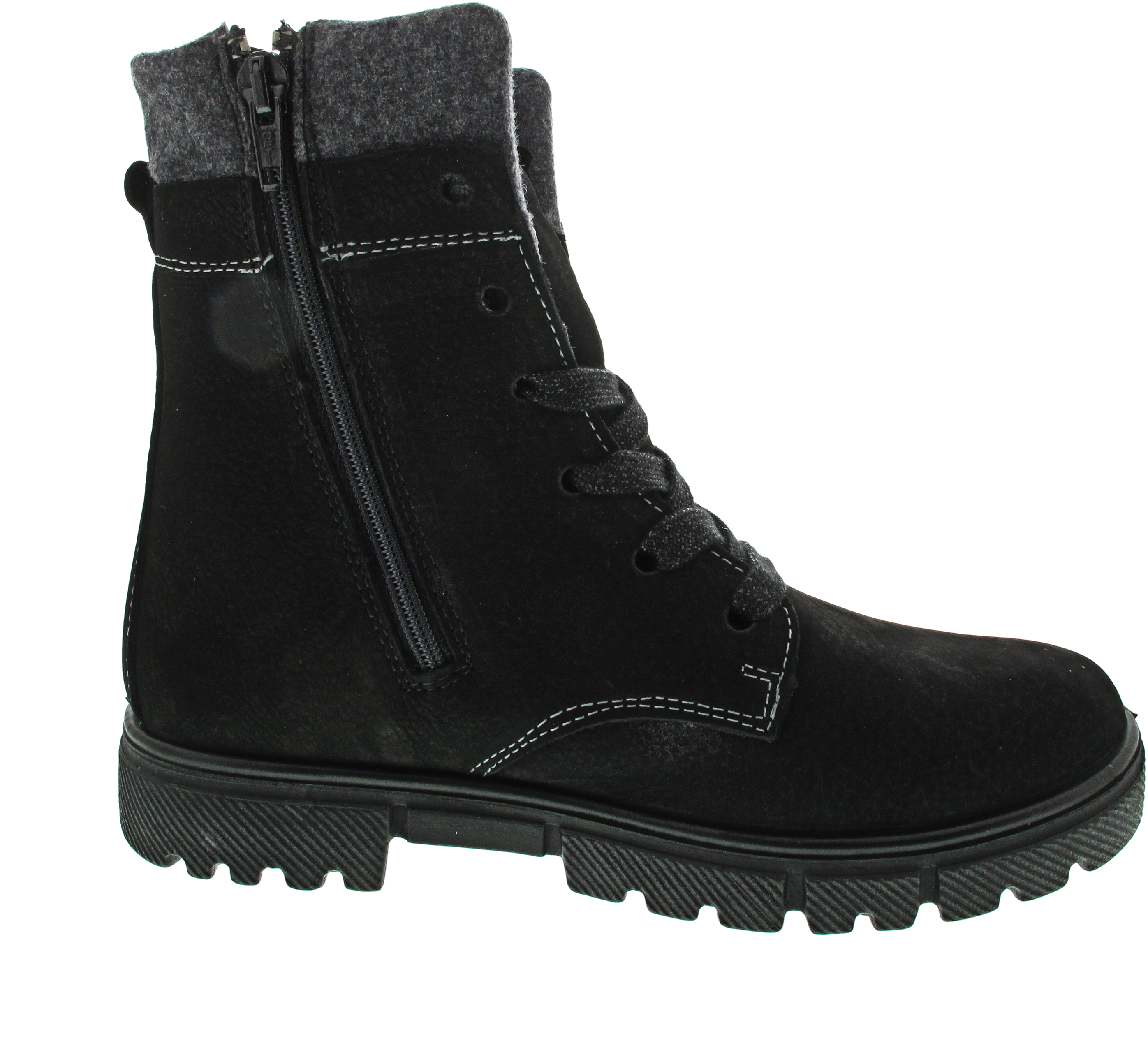 Ricosta Solea Schnürstiefelette schwarz