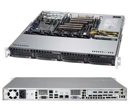 Supermicro SC813M FTQC-505CB - Rack-monterbar 1U - ATX - SATA/SAS - hot-swap 500 Watt - sort