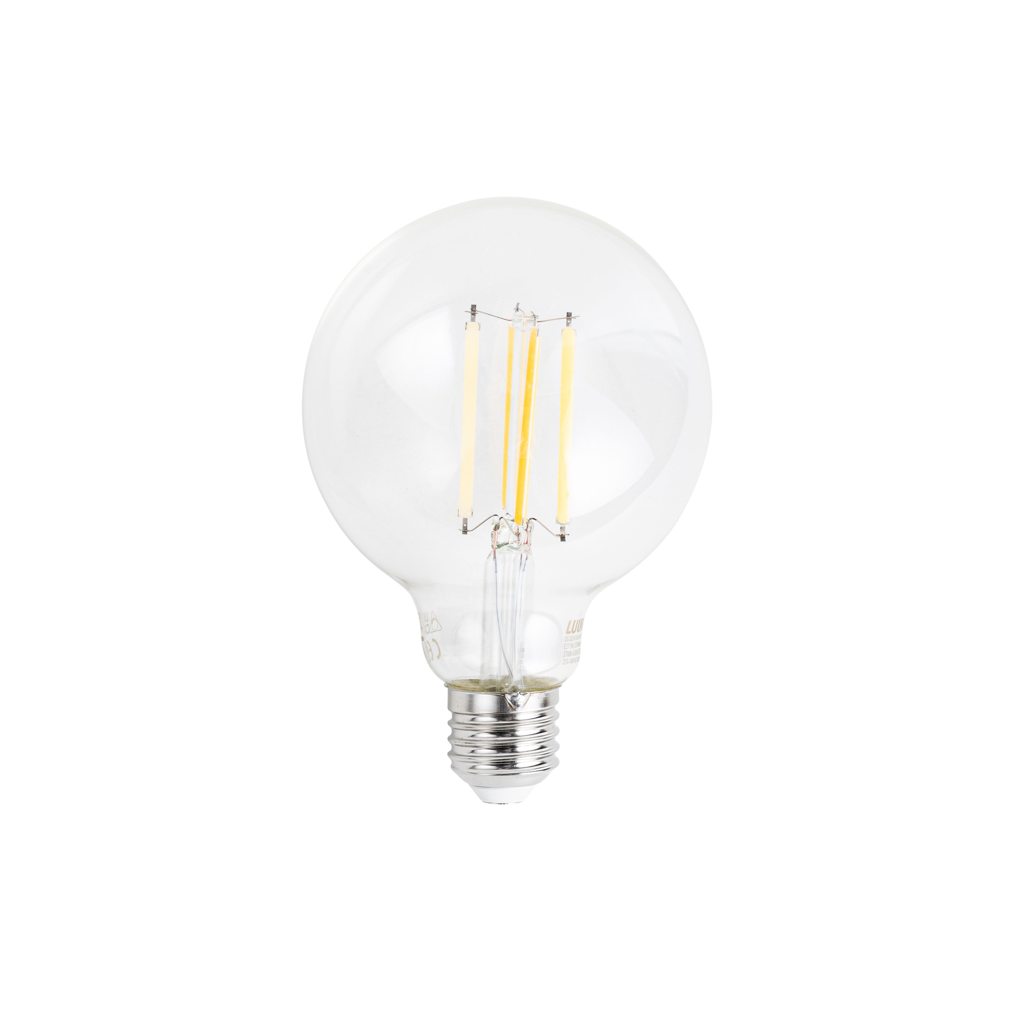 Set van 5 Smart E27 dimbare LED lampen G95 helder 7W 806 lm 2700-6500K