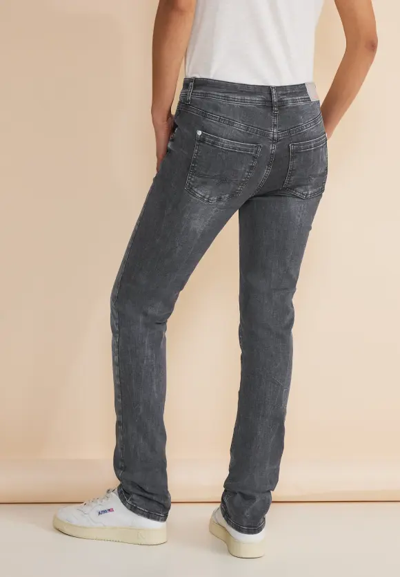 Graue Casual Fit Jeans - authentic grey wash