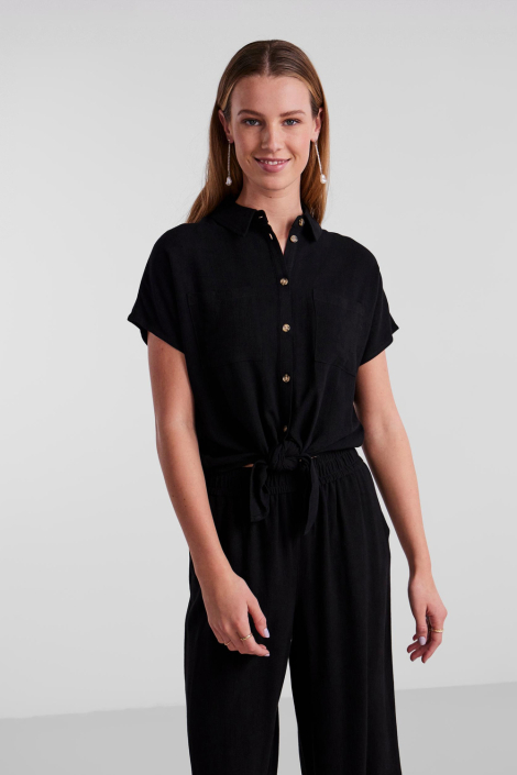 Pieces zwarte dames blouse