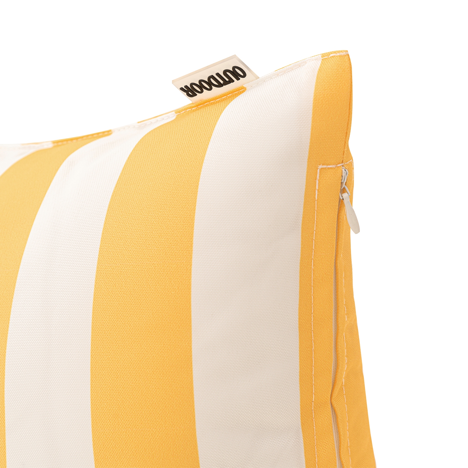 Outdoorkissen SURI gelb/weiss 45 x 45 cm