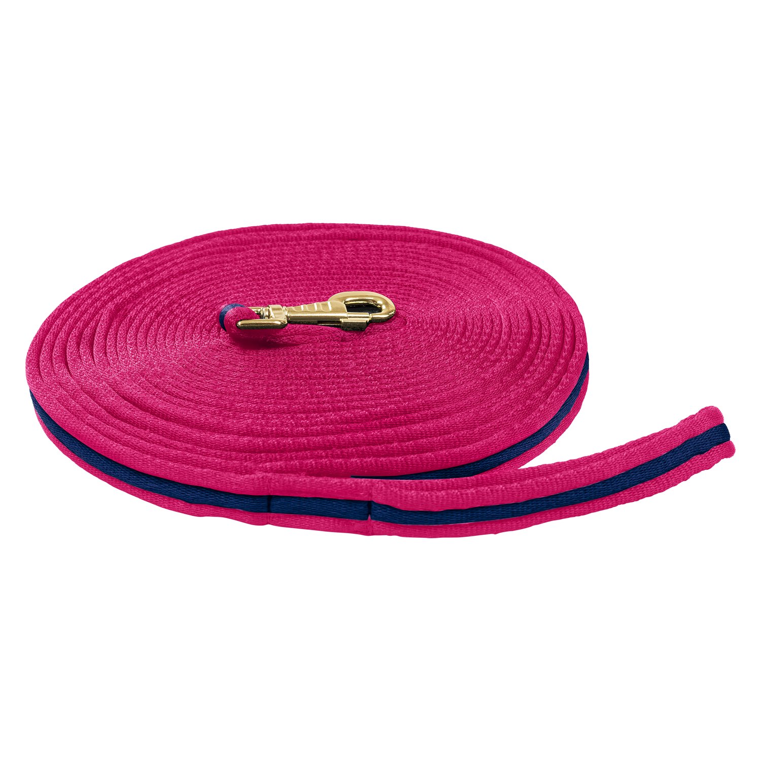 Horse-friends Longierleine, 8 m  - pink/navy/pink - 8 m