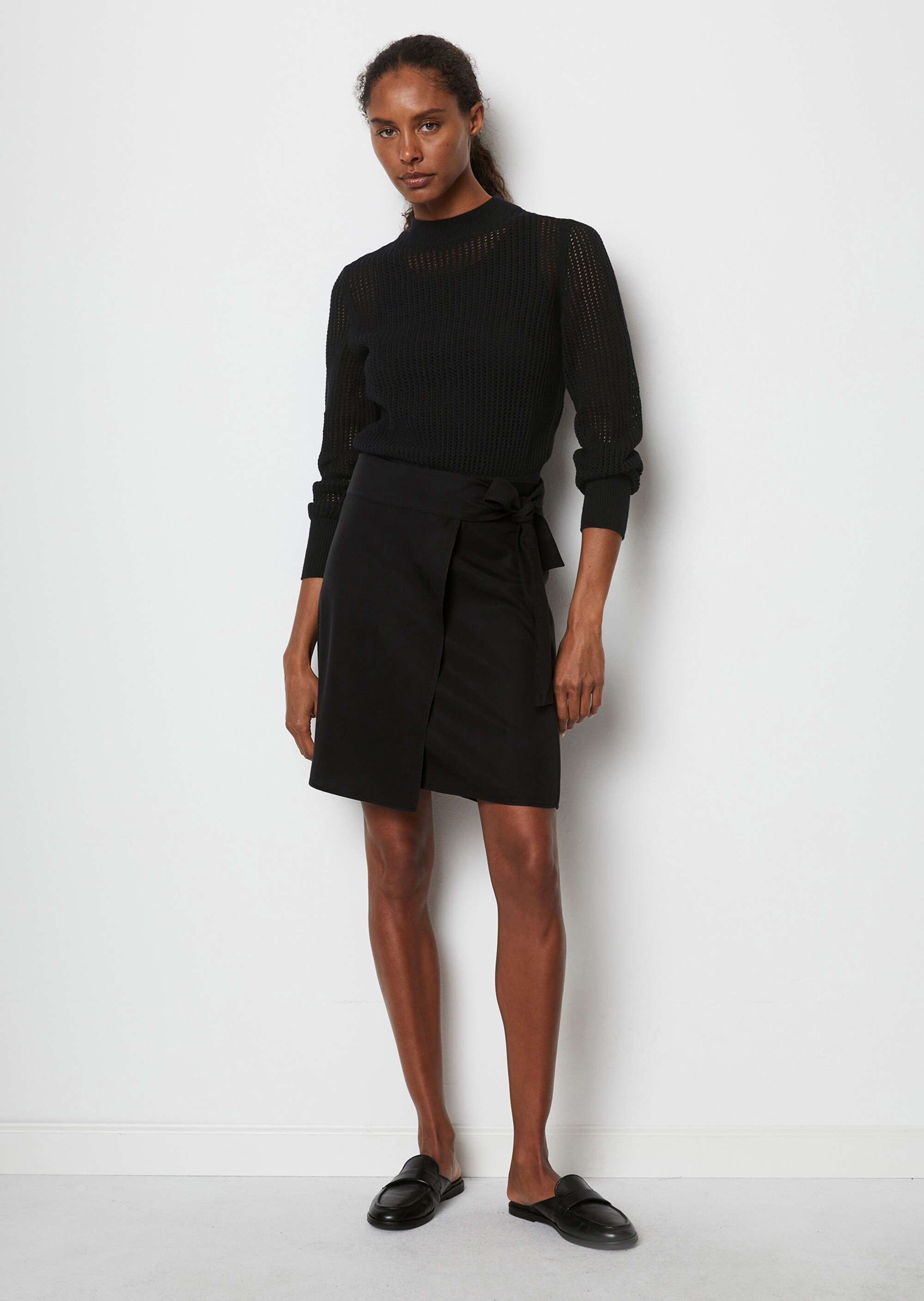 Mini-Wickelrock regularaus Tencel™ Lyocell