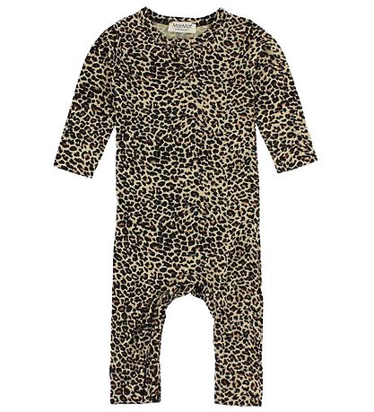 MarMar Strampler - Brauner Leopardprint