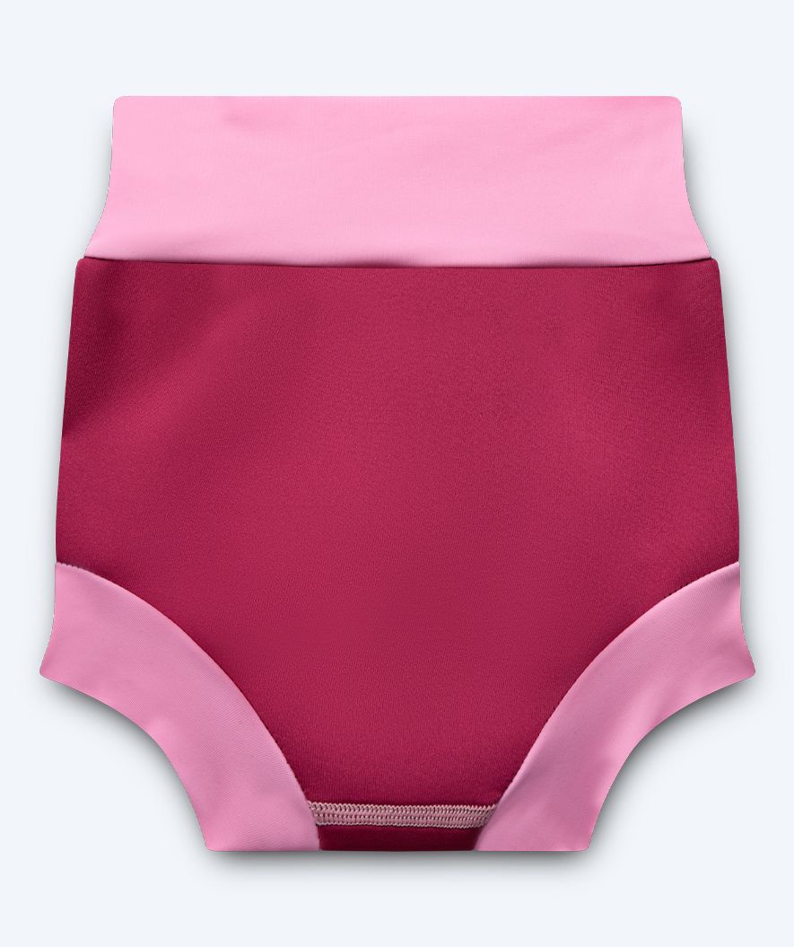 Watery blebadebukser til børn - Neoprene Swim Nappy - Atlantic Pink