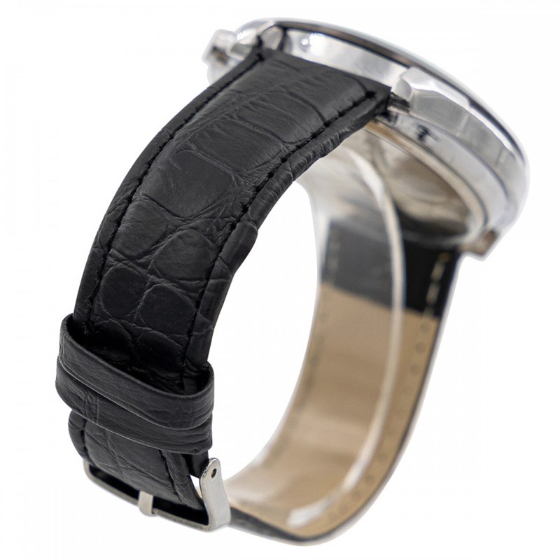 Montre Homme M. JOHN bracelet Cuir Noir