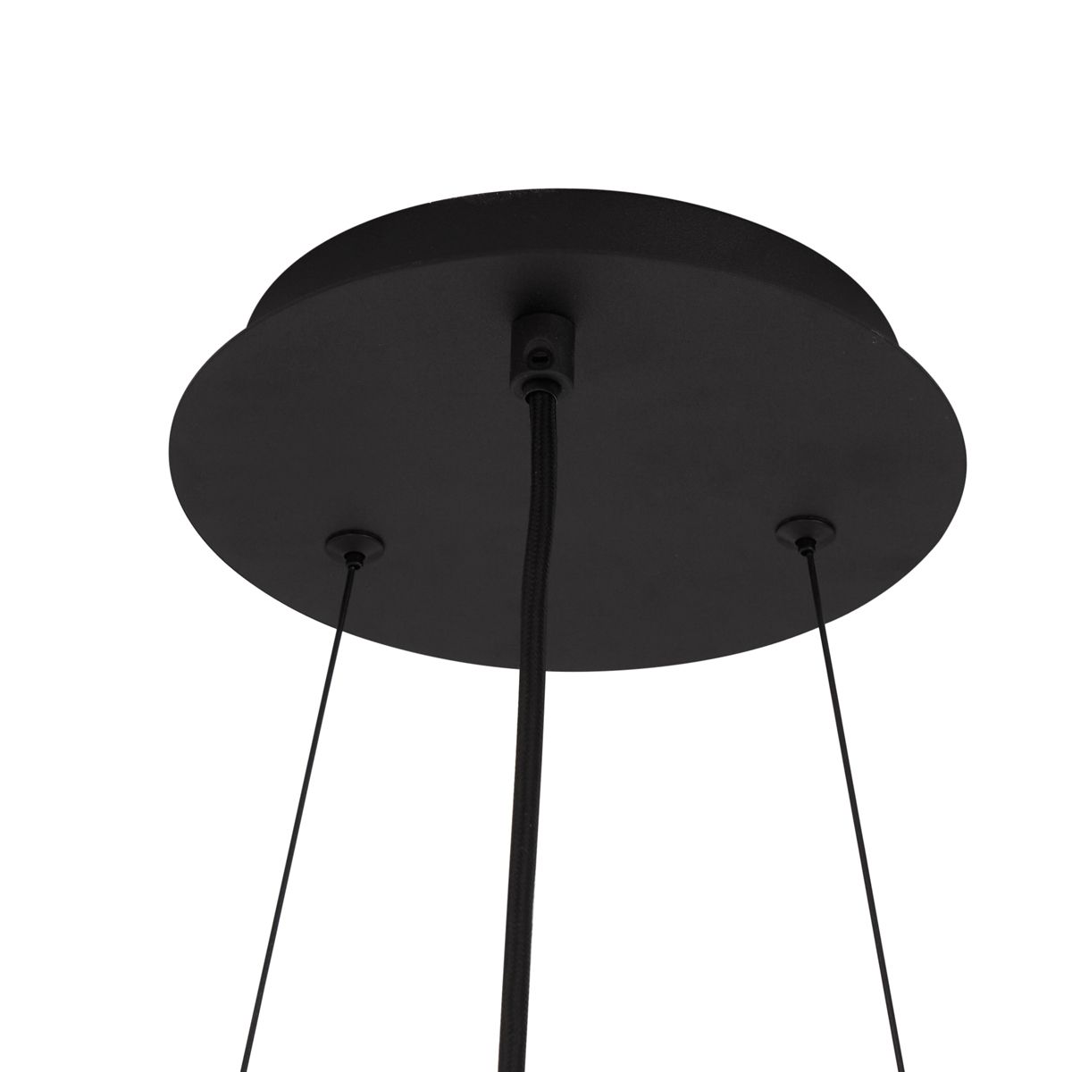 Industriële hanglamp zwart 7-lichts - Knight