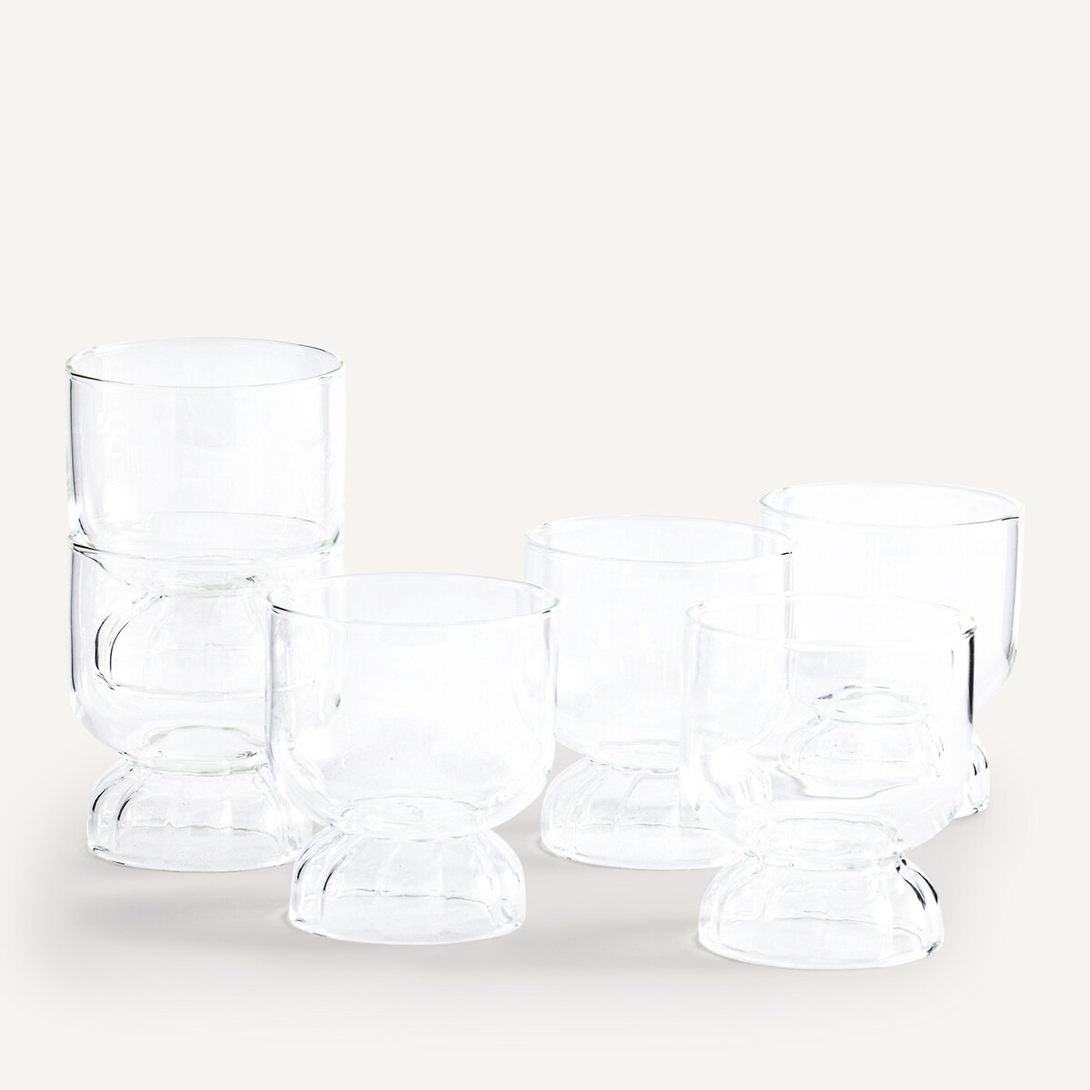 AM.PM<br>Conjunto de 6 copos baixos, Pegasus