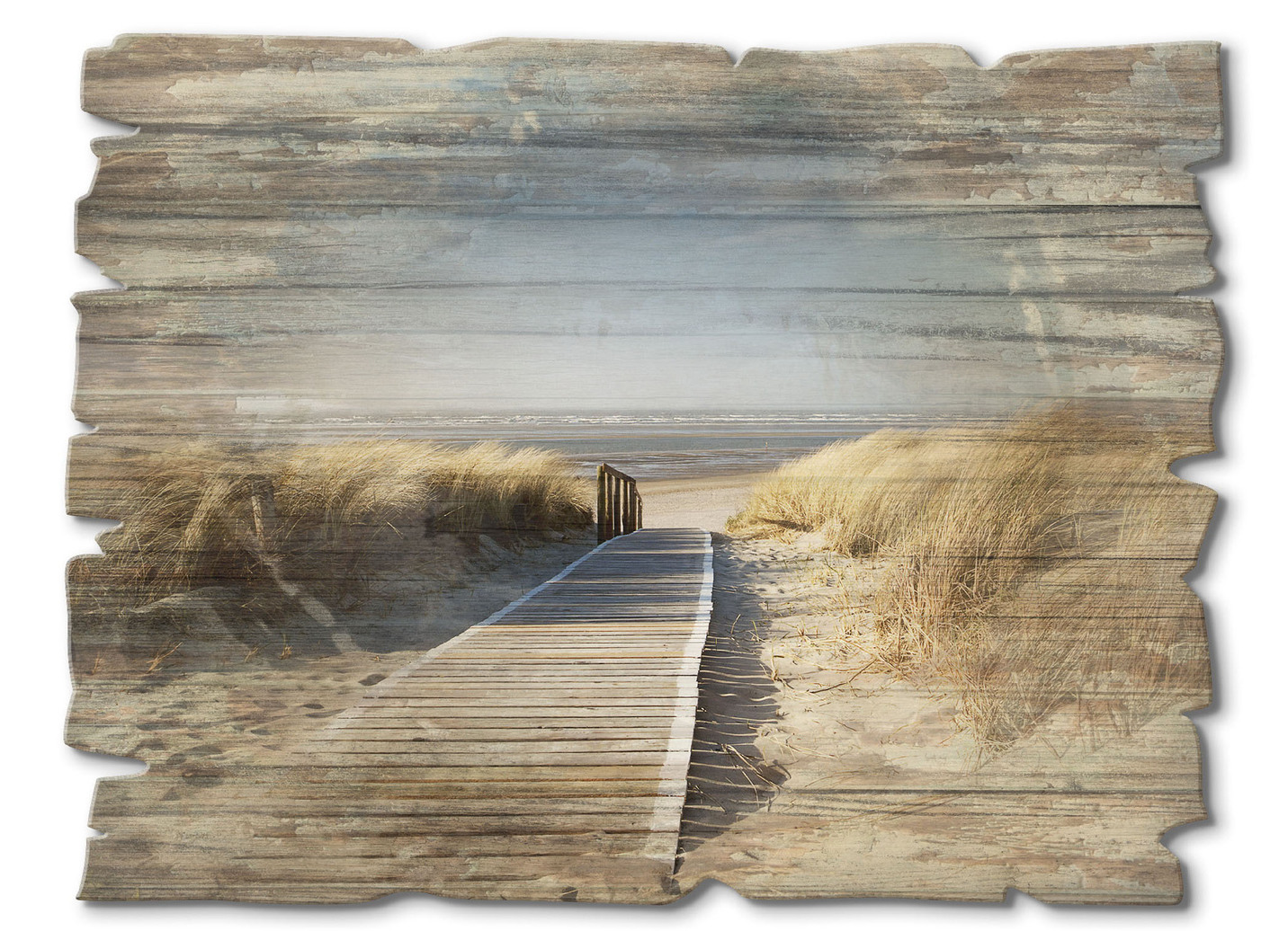 Holzbild im Vintage-Charakter