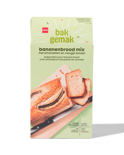 préparation pour banana bread vegan