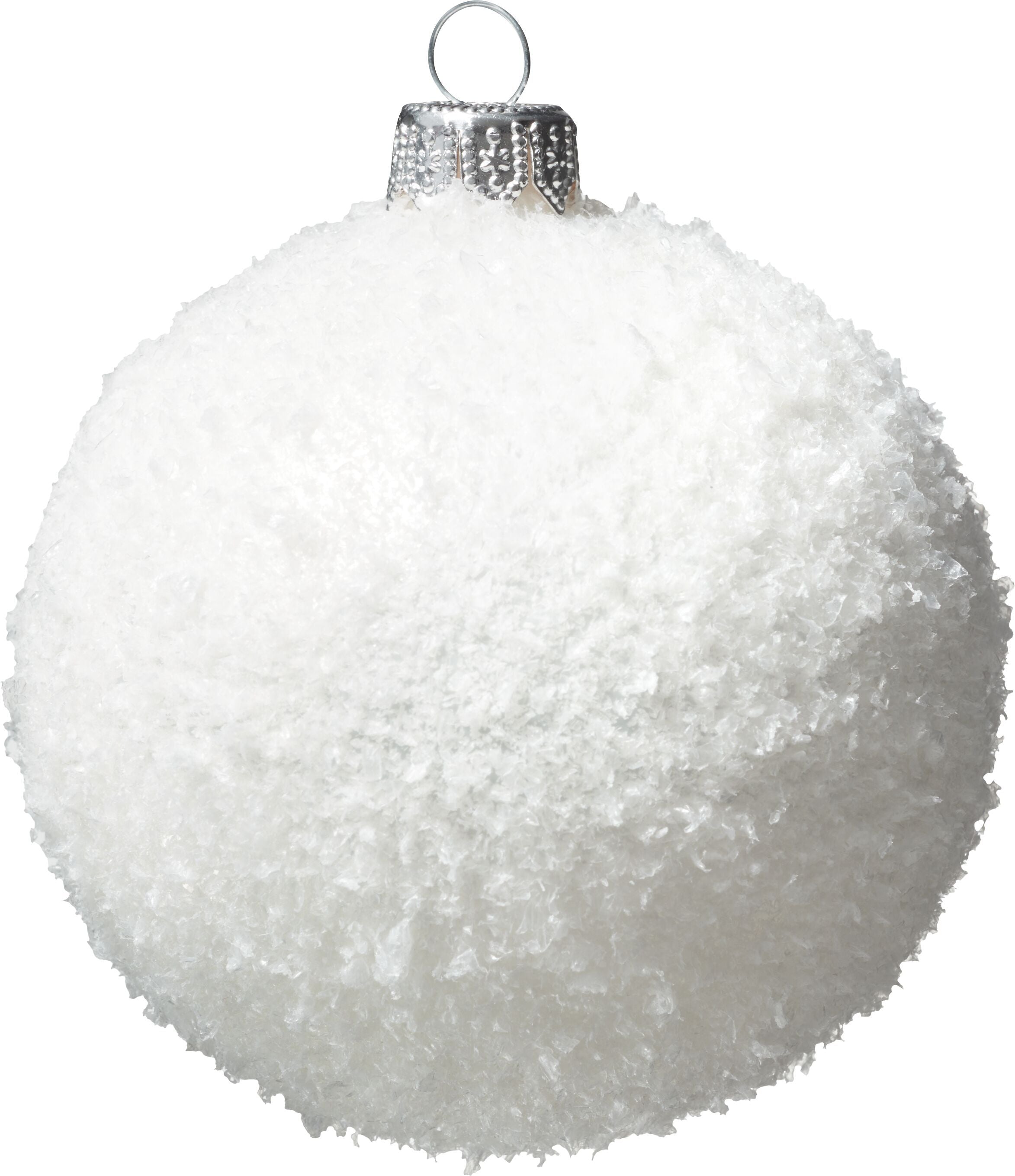 NEVE Glaskugel - Weiss / D: 8 cm