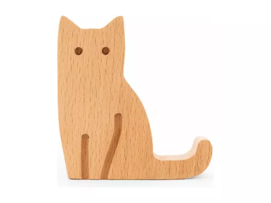 Support téléphone Chat Naturel Kikkerland