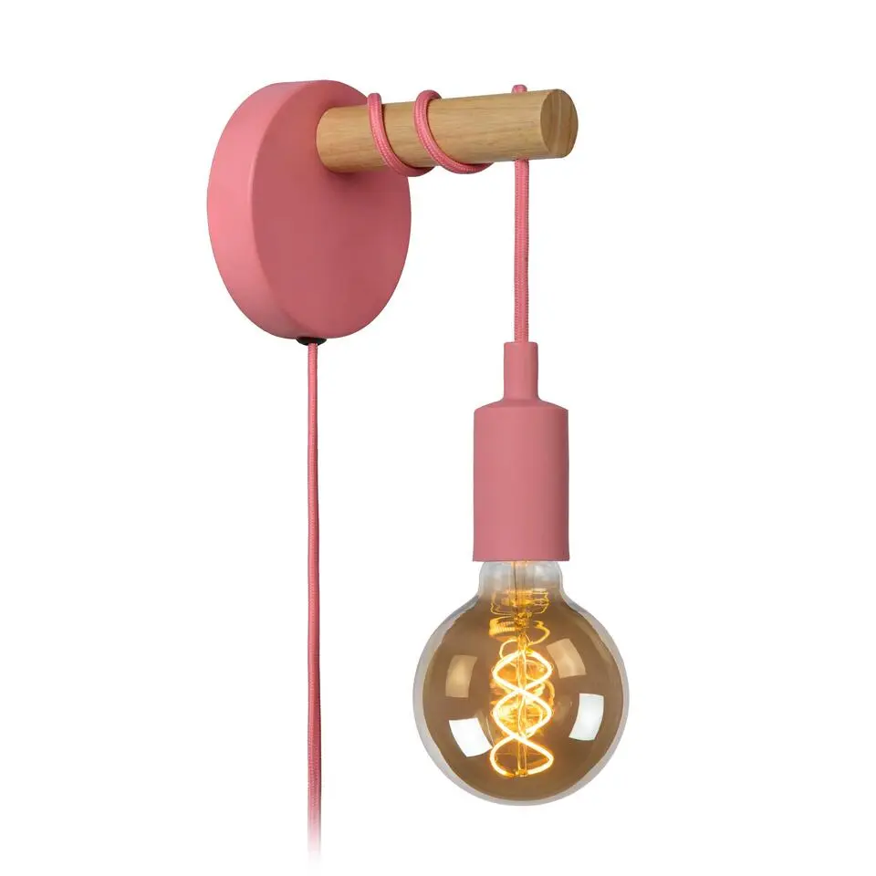 Lucide POLA Wandlamp - Roze