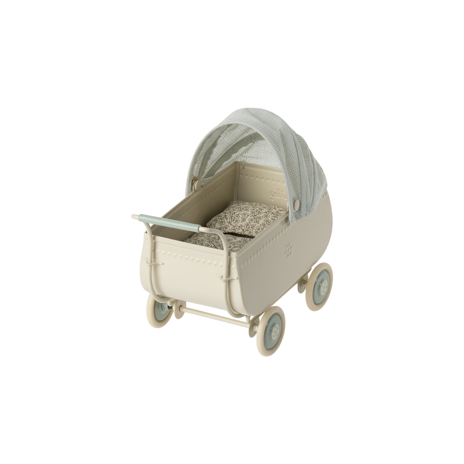 Maileg Kinderwagen Mikro Blau