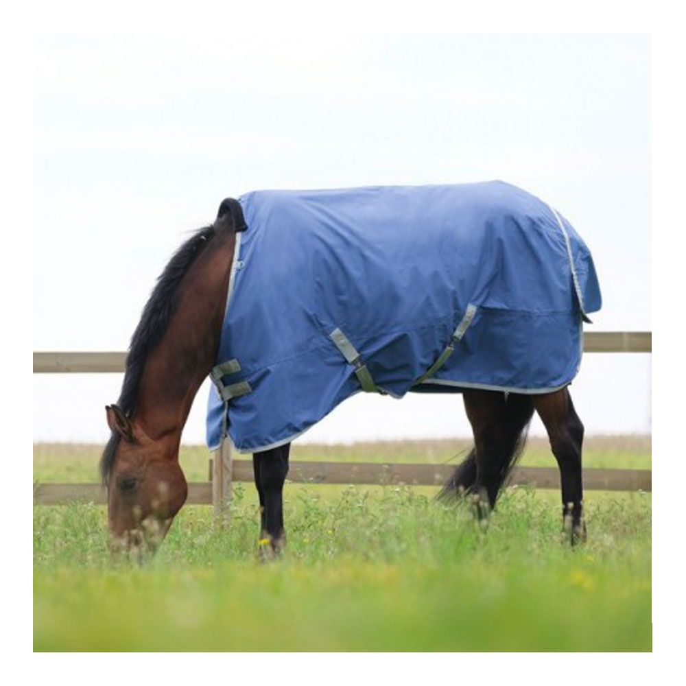 Equitheme TYREX 600D 0G - Couverture de paddock bleu