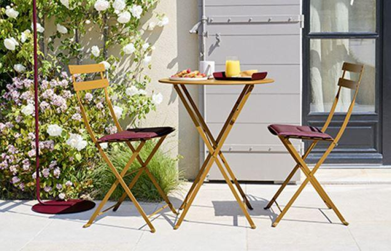 Fermob Bistro tuintafel 60 Cotton White