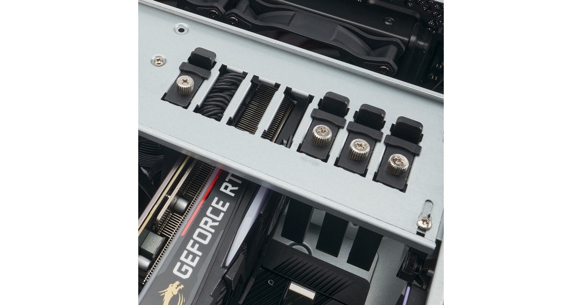 SilverStoneRM44 rack behuizing  (Zwart | 4U | USB Type-C | 2x 80mm casefan inbegrepen)