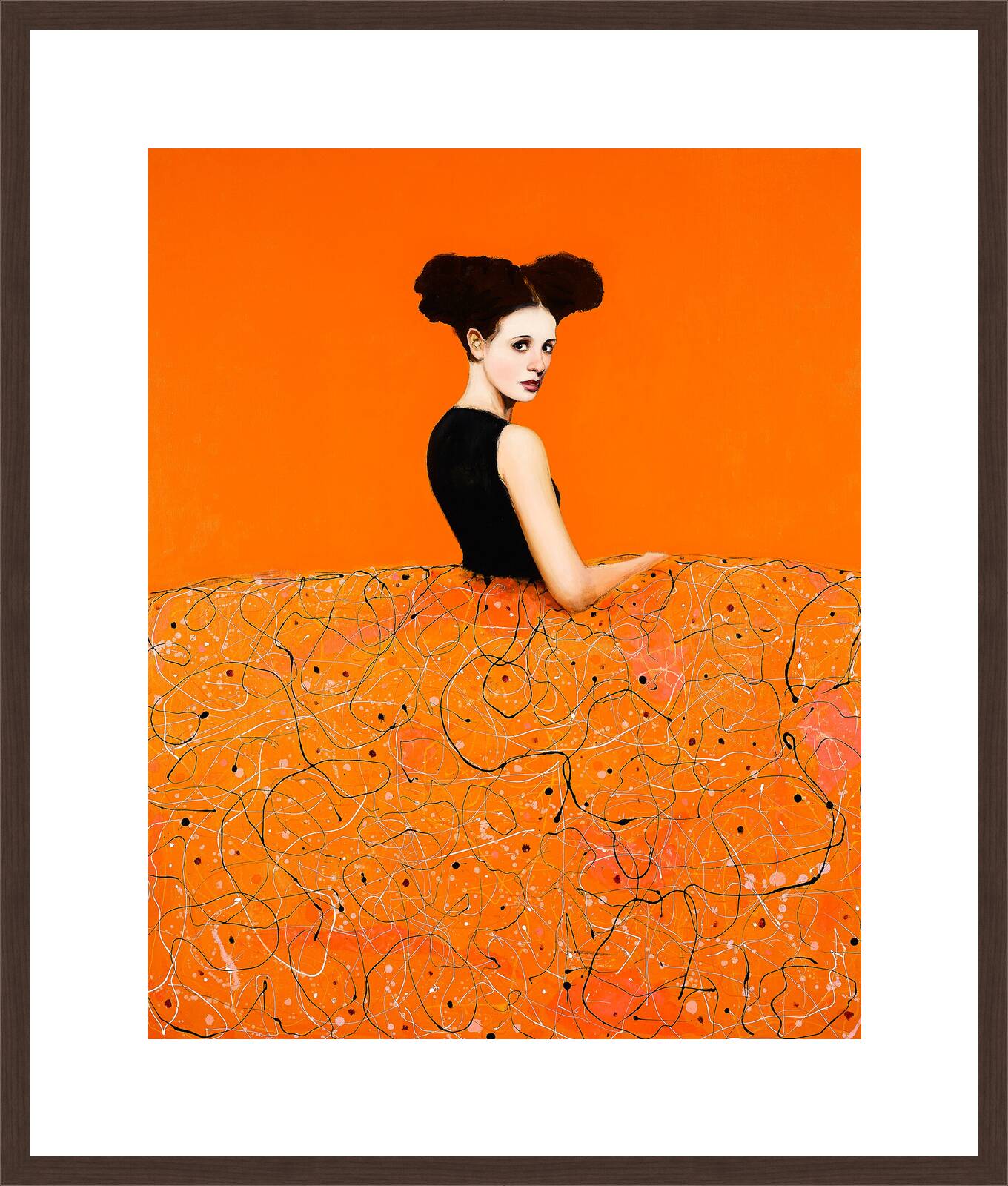 Menina Naranja by Alfredo Palmero - Limited Edition. Edition of: 150. Signed.