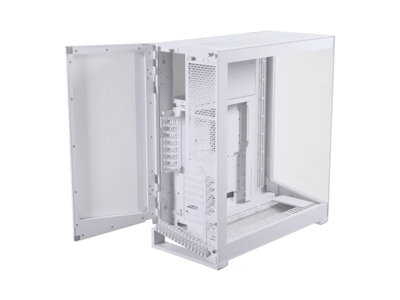 Phanteks NV7 - FT - udvidet ATX - sidepanel med vindue (hærdet glas) - ingen strømforsyning (ATX) - hvidmatteret - USB/Lyd