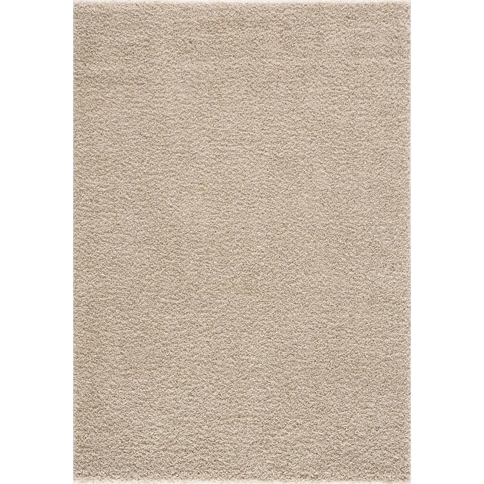 Loca Shaggy Vloerkleed Beige Hoogpolig - 140x200 CM