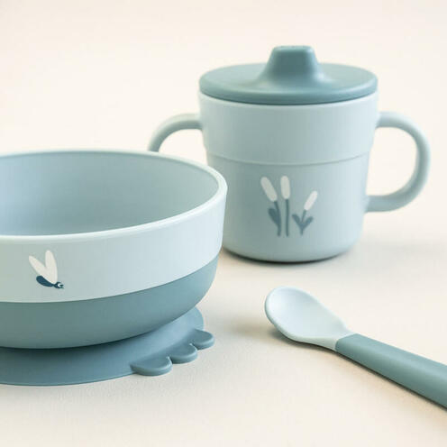 Foodie Coffret Premier Repas Elphee Bleu - DONE BY DEER