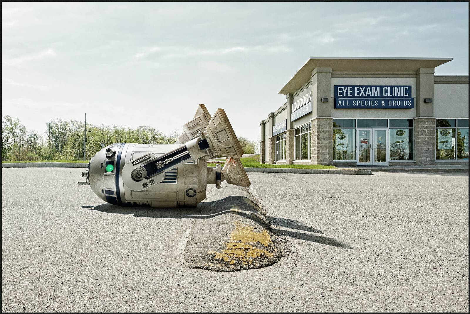 R2 vs. Speedbump by Daniel Picard - Limited Edition. Edition of: 150. Signed.