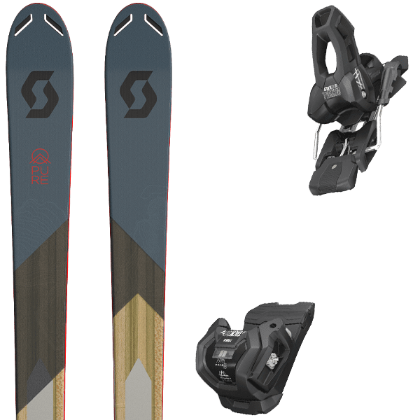 Pack ski SCOTT PURE FREE 90TI + Fix
