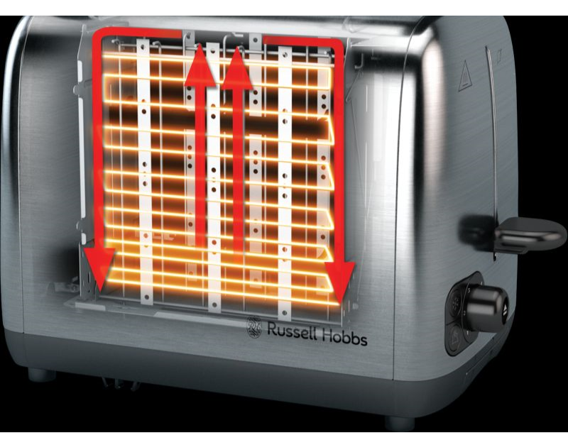 TORRADEIRA 2 FENDAS RUSSELL HOBBS 24080-56 INOX 850W