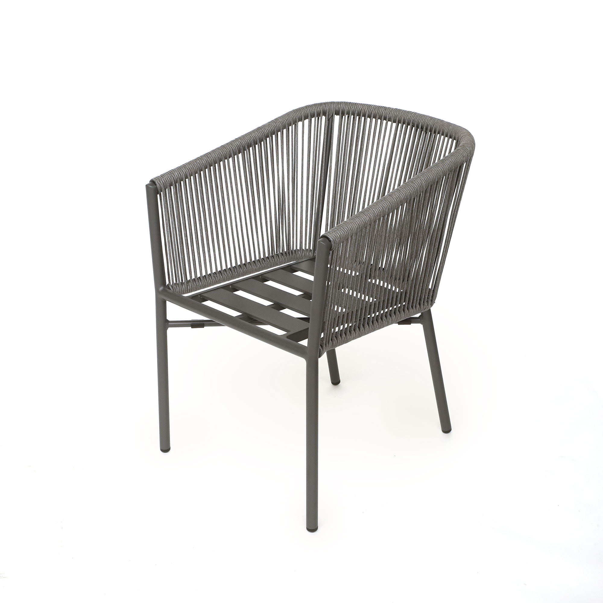Armsessel 'Fendt' aus Aluminium, anthrazit, grau, B 56 cm, L 61 cm, H 76 cm günstig bestellen