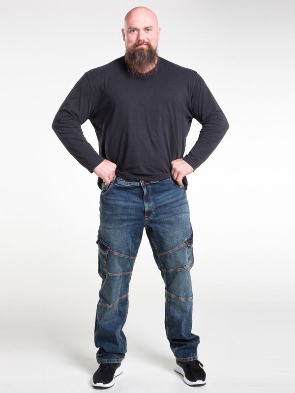 Mill&Tailor Jeans ' 6 Pocket Cargo Style '  blauw