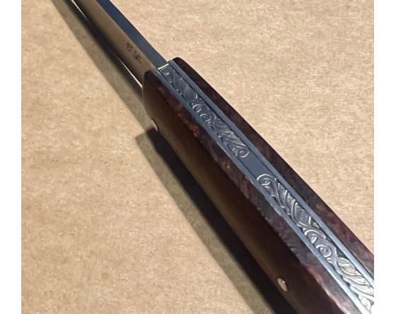 Jérôme Latreille - Sula Gravé Bois de Fer Couteau de Poche par Jérôme Latreille