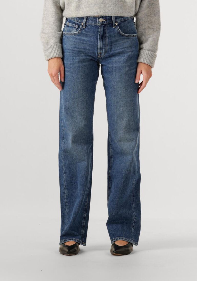 blauwe 7 for all mankind straight leg jeans tess trouser explorer