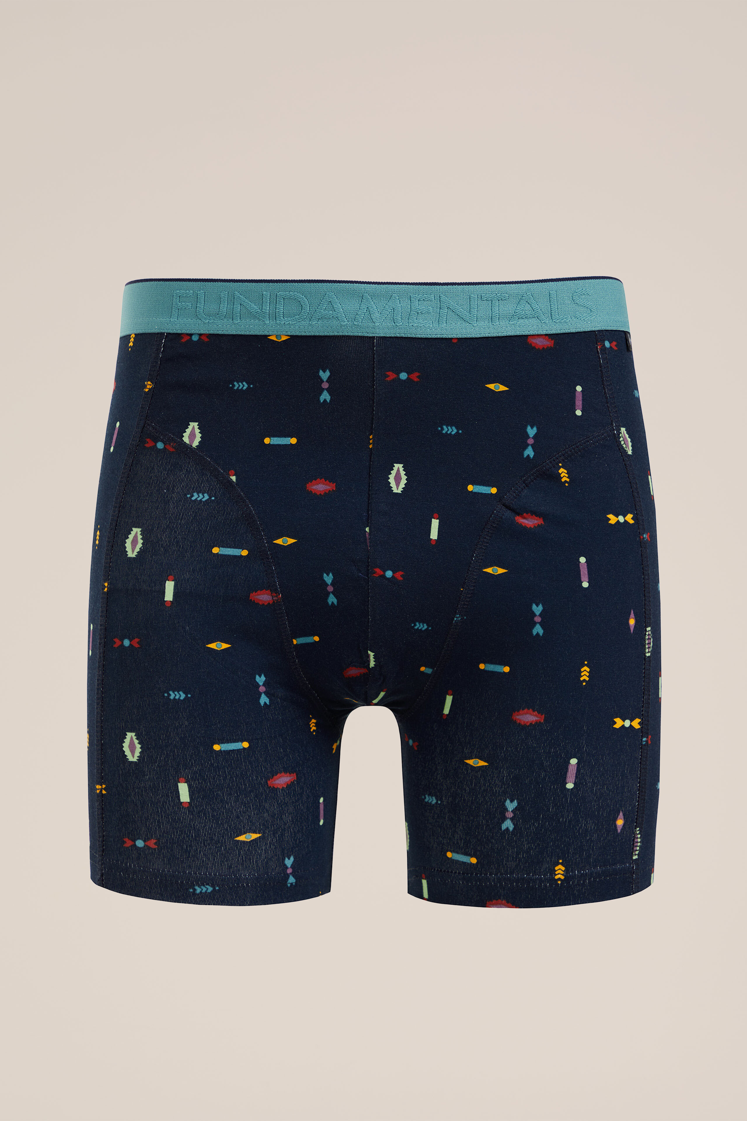 boxershort met dessin WE Fashion Donkerblauw