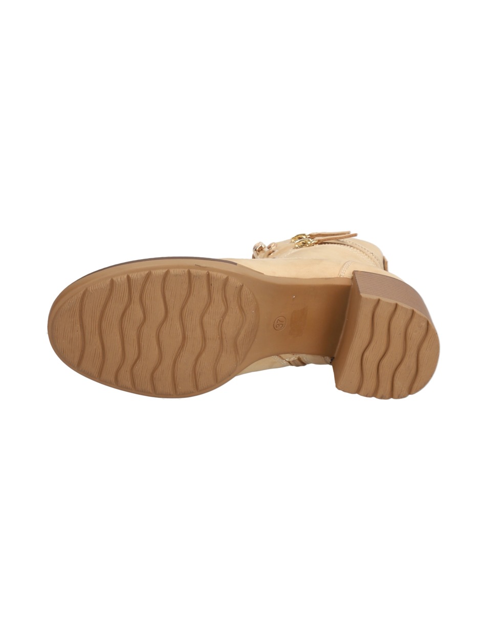 Nubukleder Schnürstiefelette
