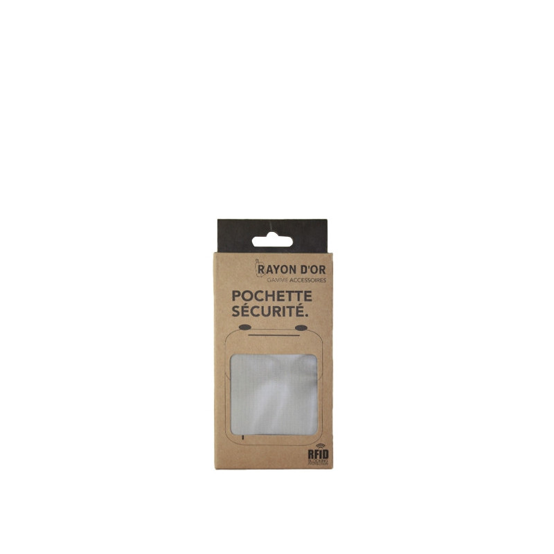 Pochette sécurité 67613 protection RFID 10cm Grey