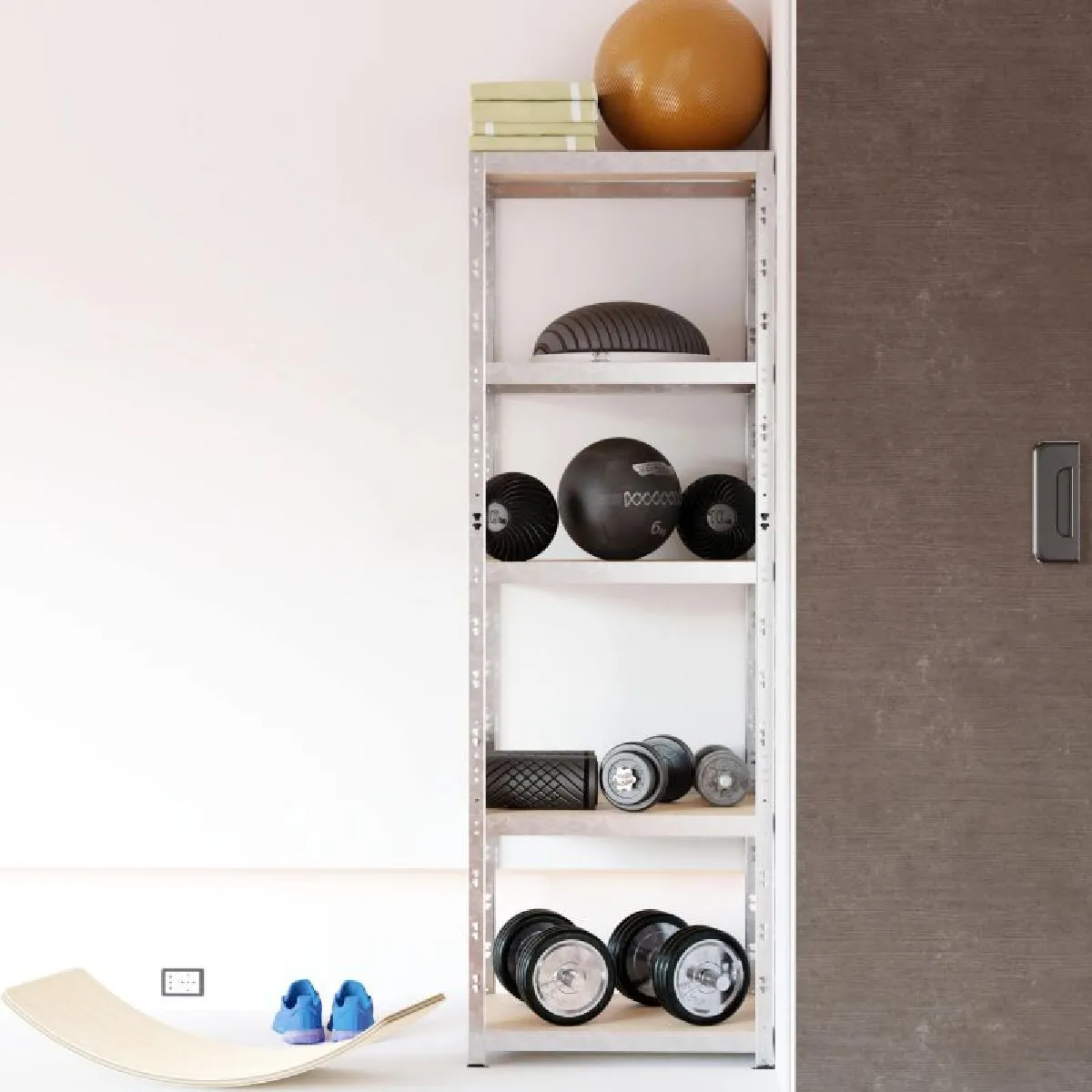 Eurospen Europsen Etagère de Rangement Gris