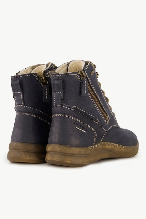 Josef Seibel Leder-Boots, Plüsch, Wechselfußbett, Weite H