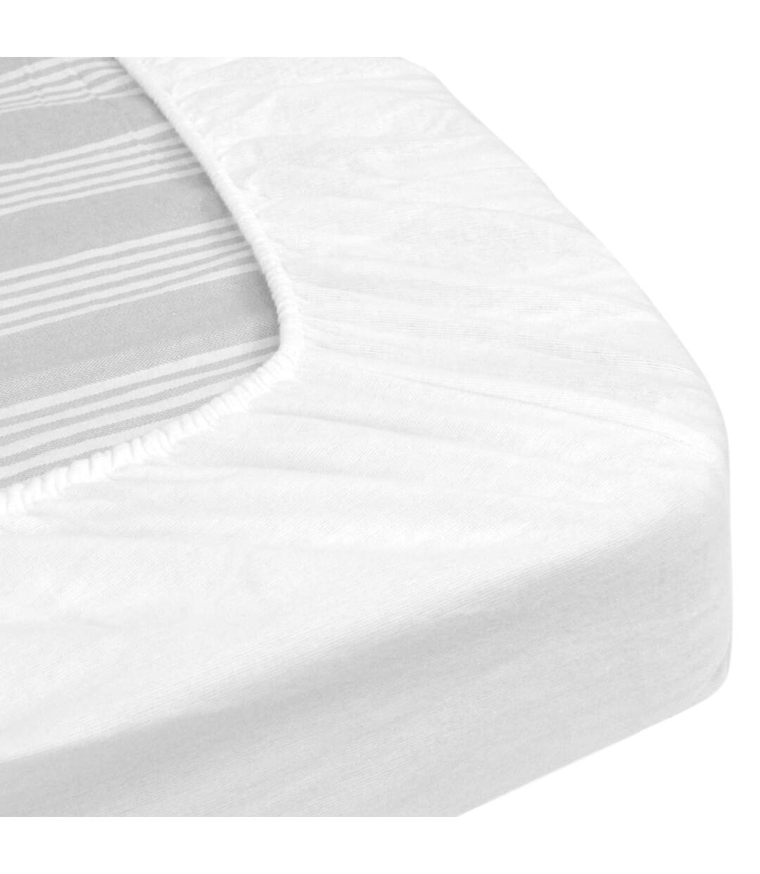 Protège matelas imperméable 70x150 cm bonnet 15cm ARNON molleton coton contrecollé polyuréthane