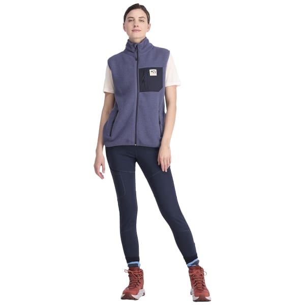 Veste polaire KARI TRAA ROTHE VEST DUSTY MIDTONE BLUE